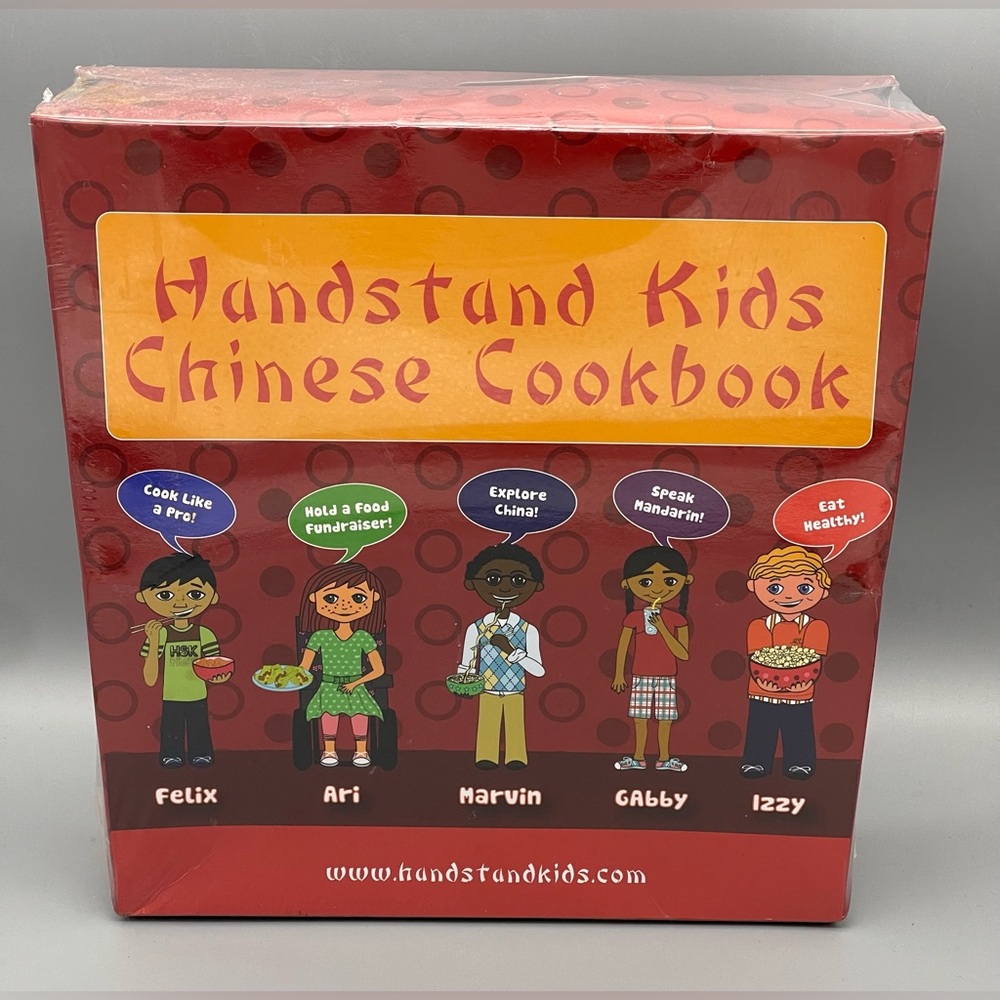 Handstand Kids Chinese Cookbook with Chopsticks NEW FACTORY SEALED PACKAGE